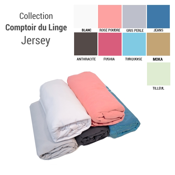 etérea Comfort Jersey Drap Housse 80x160-80x160 cm - 100% Coton - Certifié  Oekotex 100 Drap-Housse jusqu'à 25 cm de Matelas - Blanc